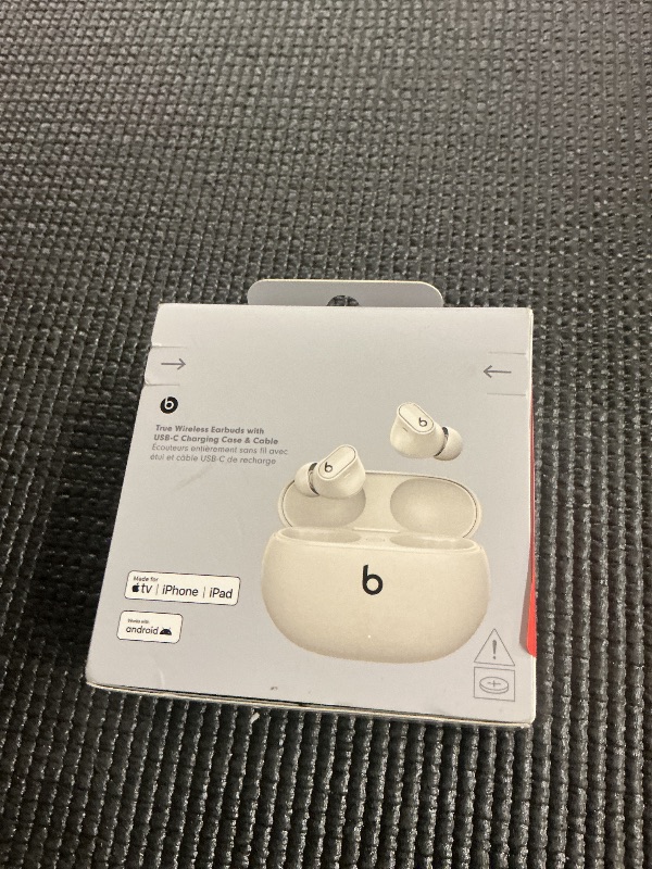 Photo 1 of SEE NOTES AND PICTURES ……..Beats Studio Buds + | True Wireless Noise Cancelling Earbuds, Enhanced Apple & Android Compatibility, Built-in Microphone, Sweat Resistant Bluetooth Headphones, Spatial Audio - Ivory