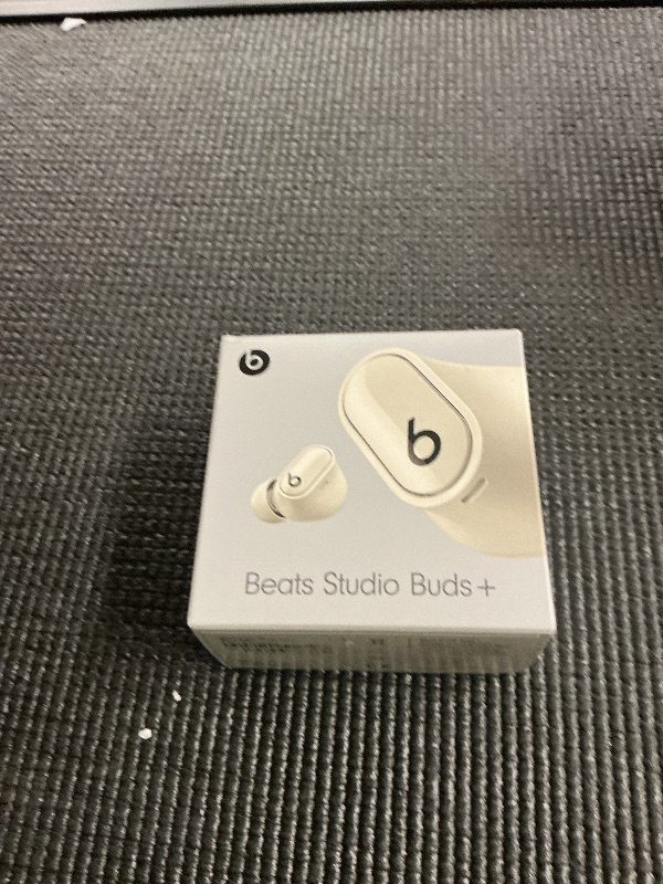 Photo 1 of SEE NOTES AND PICTURES ……..Beats Studio Buds + | True Wireless Noise Cancelling Earbuds, Enhanced Apple & Android Compatibility, Built-in Microphone, Sweat Resistant Bluetooth Headphones, Spatial Audio - Ivory