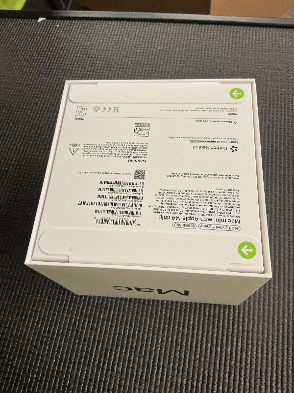 Photo 1 of Apple 2024 Mac mini Desktop Computer with M4 chip with 10?core CPU and 10?core GPU: Built for Apple Intelligence, 16GB Unified Memory, 256GB SSD Storage, Gigabit Ethernet. Works with iPhone/iPad