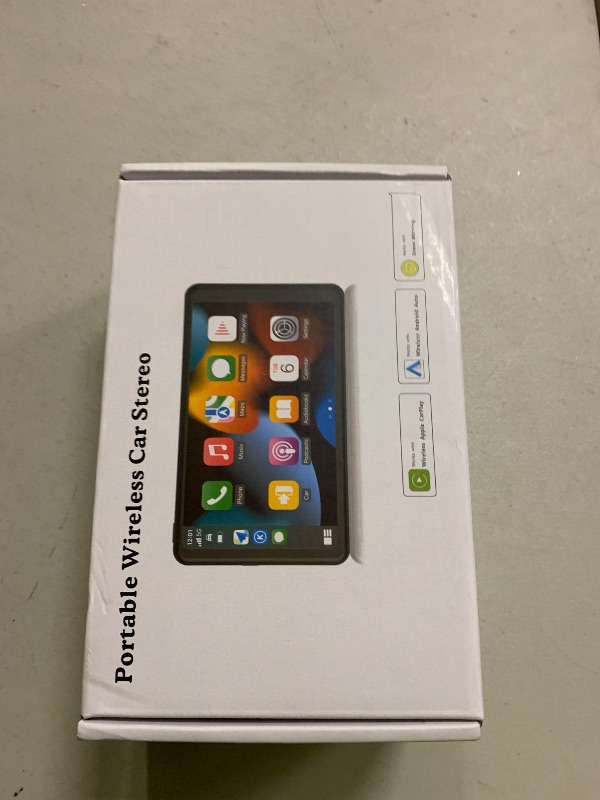 Photo 1 of 2026 Enhanced Carplay Screen for Car - 7" HD Portable Carplay & Android Auto with Bluetooth, HD Backup Camera, GPS Navigation, Siri, FM Radio, AUX, and Mirror Link – Compatible with All Vehicles
