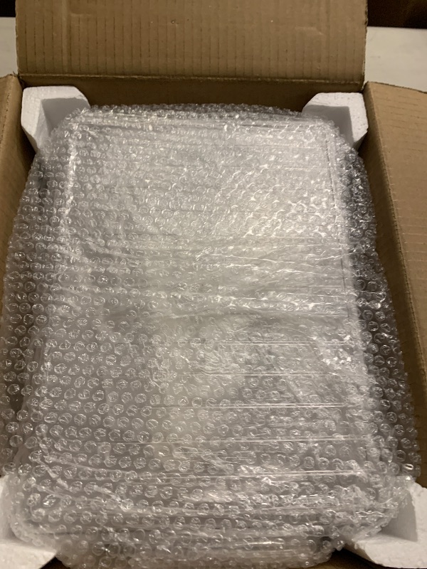 Photo 1 of REBECAT Divided Serving Tray with Lid and Handles 9 Compartments Snack Box Container Charcuterie Organizer Snackle Box Container for Candy,Nuts?Fruits,Snacks,3 Pack,White