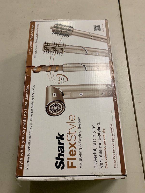 Photo 1 of Shark HD430 FlexStyle Air Styling & Drying System, Powerful Hair Dryer Brush & Multi-Styler with Auto-Wrap Curlers, Paddle Brush, Oval Brush, Concentrator Attachment, Stone