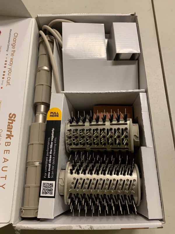 Photo 1 of Shark HD430 FlexStyle Air Styling & Drying System, Powerful Hair Dryer Brush & Multi-Styler with Auto-Wrap Curlers, Paddle Brush, Oval Brush, Concentrator Attachment, Stone