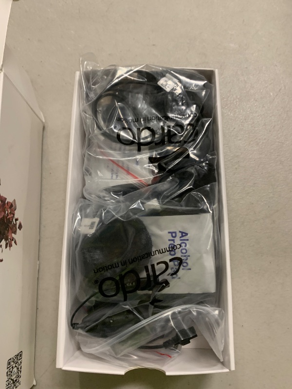 Photo 1 of Cardo Systems Spirit Motorcycle Bluetooth Communication Headset - Black, Dual Pack