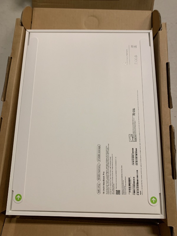 Photo 1 of Apple 2025 MacBook Pro Laptop with M5 chip with 10?core CPU and 10?core GPU: Built for Apple Intelligence, 14.2-inch Liquid Retina XDR Display, 16GB Unified Memory, 512GB SSD Storage; Silver