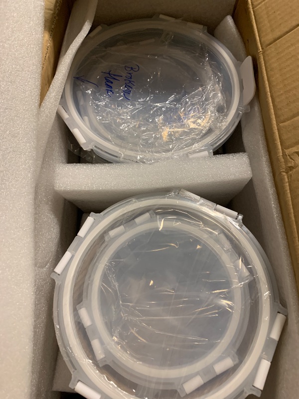 Photo 1 of 30 Pieces Glass Food Storage Containers with Upgraded Snap Locking Lids,Glass Meal Prep Containers Set - Airtight Lunch Containers, Microwave, Oven, Freezer and Dishwasher Friendly (White)