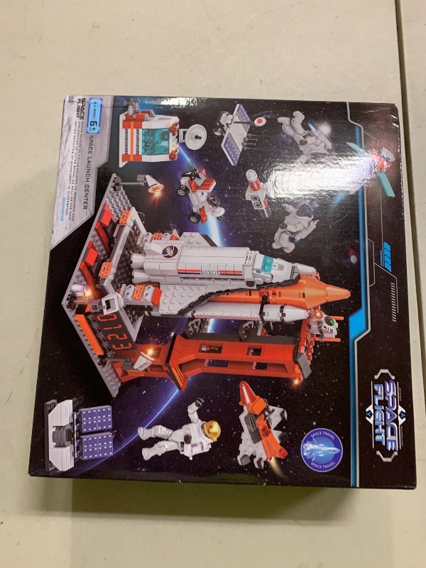 Photo 1 of **OPENED, USED** WIDELAND Space Exploration Shuttle Toys Gifts for 6 7 8 9 10 11 12 Year Old Kids, Girls, Boys, 12-in-1 STEM Projects Rocket Building Toy Kit with 3 Astronauts, Airplane Rocket Set Xmas Ideas, 885 Pcs