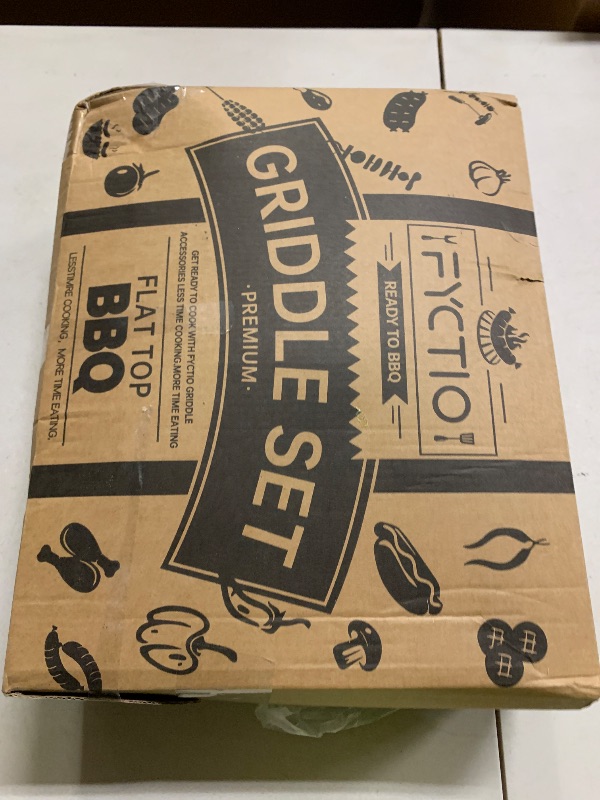 Photo 1 of 36PCS Grilling Accessories, Griddle Accessories Kit with BBQ Blanket, Flat Top Grill Tools for Blackstone & Camp Chef, Grill Spatula Set with Enlarged Spatulas, Basting Cover, Scraper