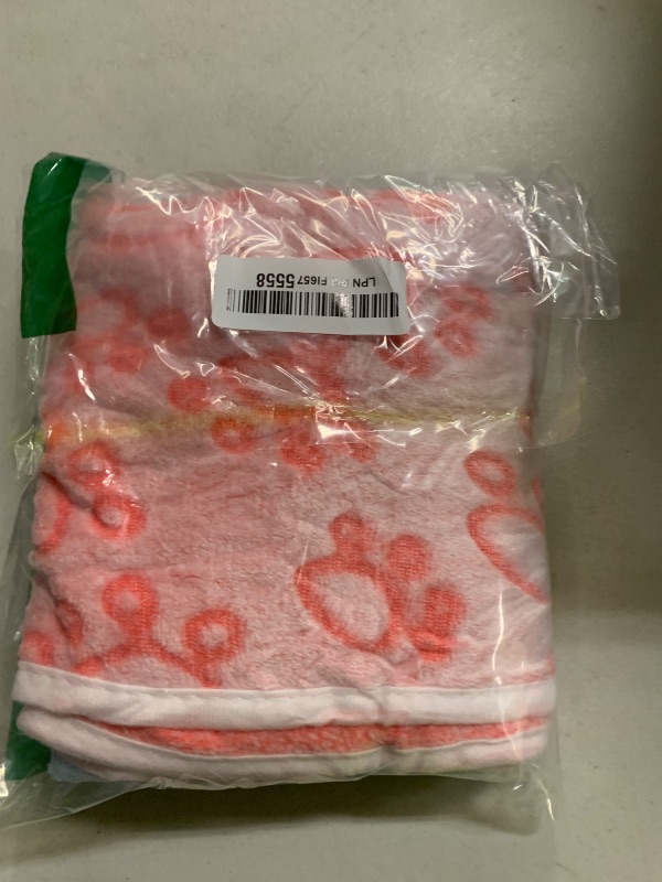 Photo 1 of 3 Pack Dog Blankets for Small Dogs, 23''x16'' Washable Dog Blanket, Soft Pet Blankets for Cat?Rabbit?Guinea Pig Small Animal Fleece Bedding Cute Claw Pattern Rabbit Bedding