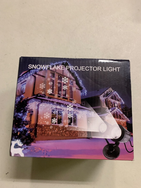 Photo 1 of 2025 Latest Snowflake Christmas Projector Lights Outdoor, Double Head Crystal-Clear Holiday Projector Outdoor with Timer, Snowfall LED Xmas Lights for House Outside Indoor Christmas Decorations