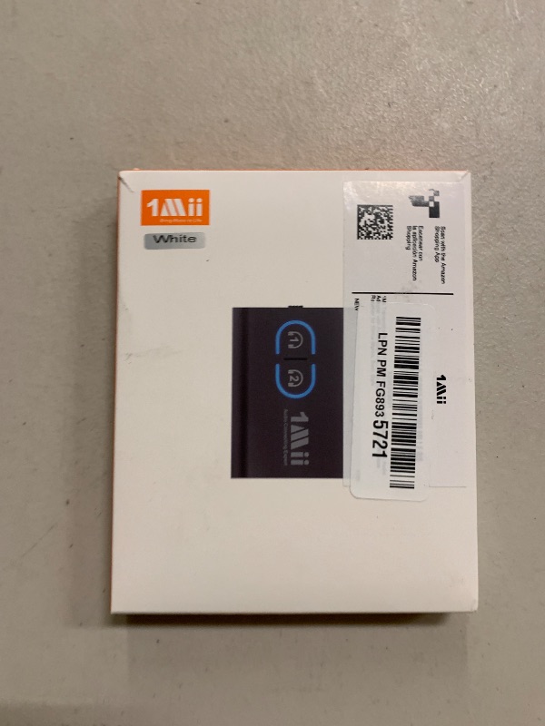 Photo 1 of 1Mii Bluetooth Transmitter Receiver for TV/Airplane to Headphones, Bluetooth 5.3 AUX/RCA Audio Adapter with AptX Adaptive/Low Latency/HD Audio, Dual Link, Wireless Receiver for Home Stereo, Boat, Gym