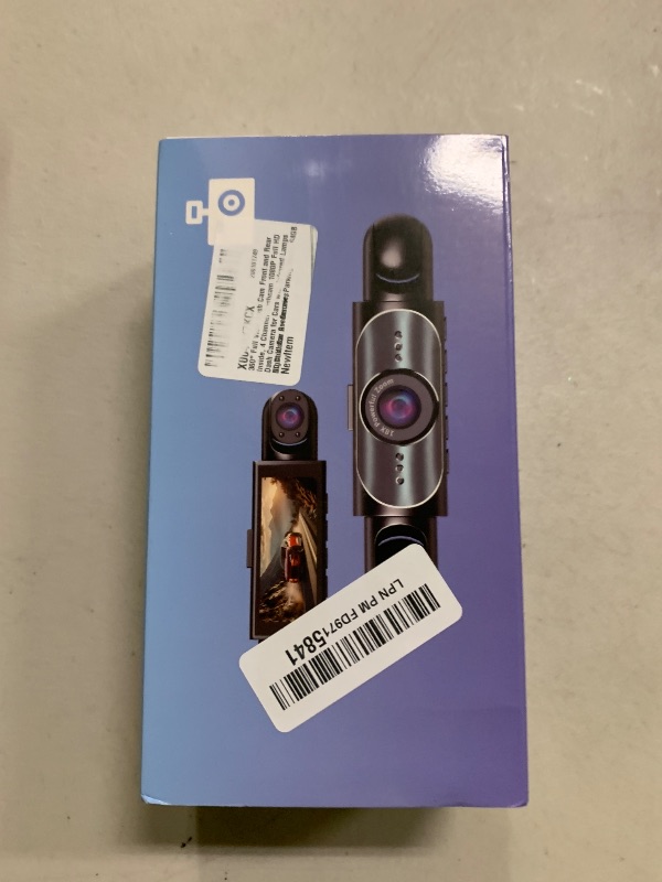 Photo 1 of 360° Full View Dash Cam Front and Rear Inside, 4 Channel Dashcam 1080P Full HD Dash Camera for Cars with Infrared Lamps Night Vision G-Sensor, Parking Mode, 64GB SD Card Car Accessories