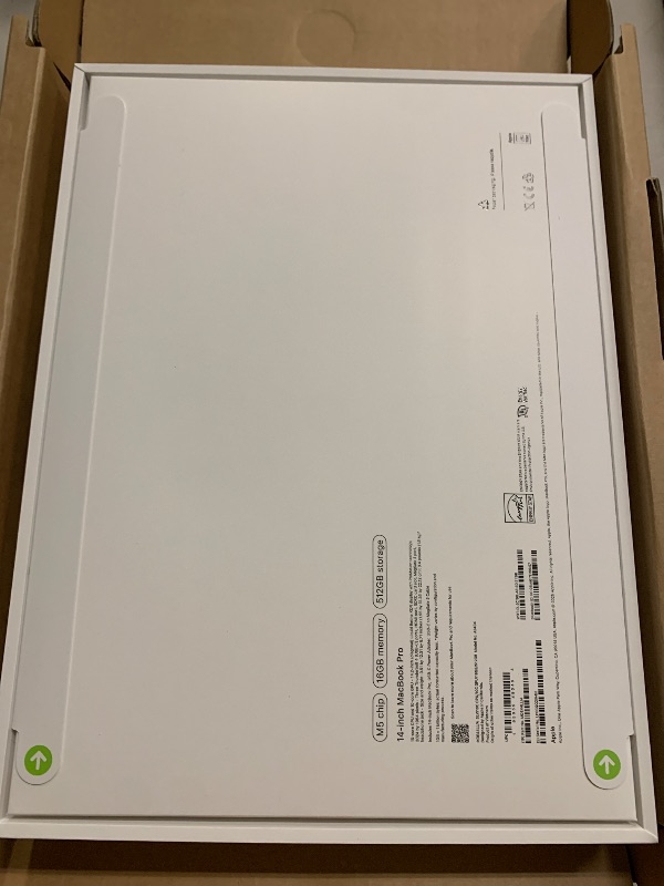 Photo 1 of Apple 2025 MacBook Pro Laptop with M5 chip with 10?core CPU and 10?core GPU: Built for Apple Intelligence, 14.2-inch Liquid Retina XDR Display, 16GB Unified Memory, 512GB SSD Storage; Silver