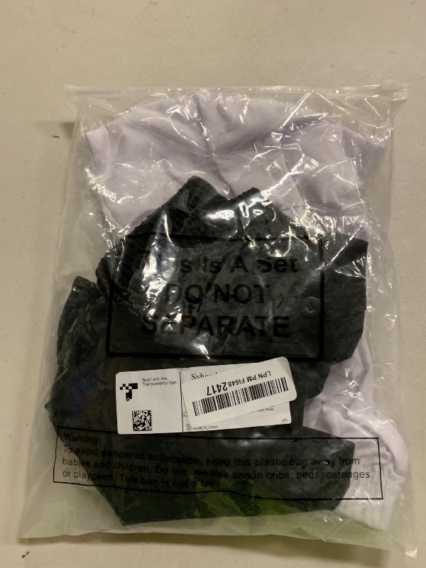 Photo 1 of 2 Pieces Adjustable Layering Fake Top Lower Sweep Shirt Extender Half-Length Mini Skirt Hemline for Women (XX-Large, Black, White)