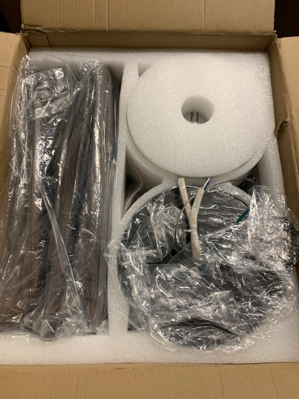 Photo 1 of Fanbulous 52" Ceiling Fans with Lights and Remote Control,Modern Flush Mount Ceiling Fan with 3 CCT,Low Profile Ceiling Fans with 6-Speeds Reversible DC Motor for Patio Living Room Bedroom(Walnut)