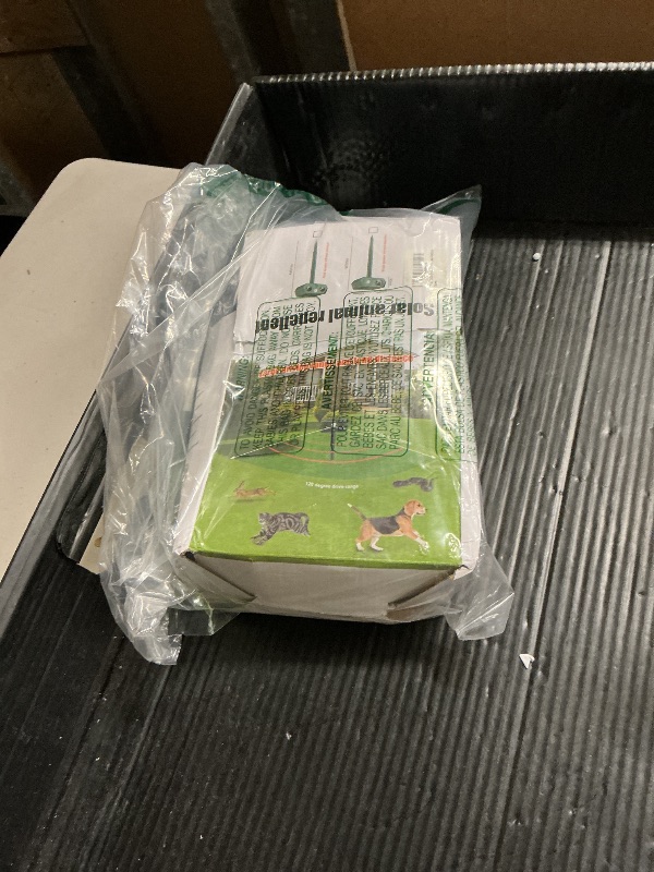 Photo 1 of 2 Pack 2026 Ultrasonic Animal Repellent Outdoor Cat Repellent Devices Solar Animal Repeller Motion Activated Deterrent to Scare Deer Squirrel Rabbit Raccoon Skunk for Yard Lawn Outdoor