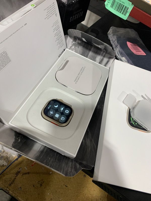 Photo 1 of brand unknown----------------Smartwatch w/Rugged Titanium Case w/Anchor Blue Ocean Band. Satellite Communications, Advanced Health & Fitness Tracking