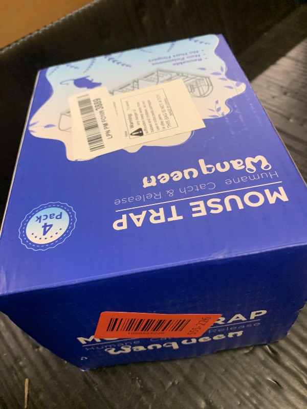 Photo 1 of 4 Pcs Humane Mouse Traps No Kill, Live Mouse Trap, Reusable Mice Trap Catch for House & Outdoors