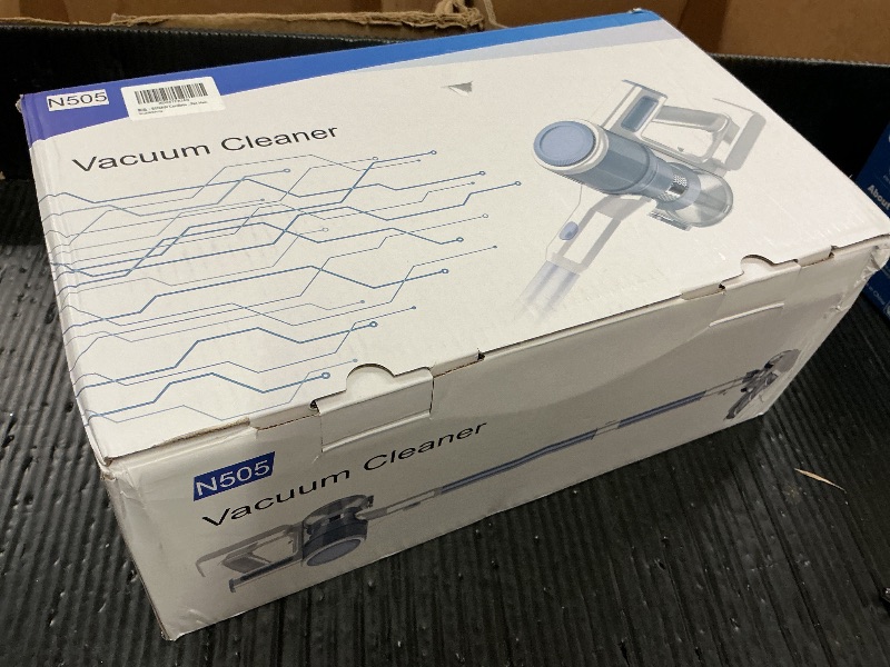 Photo 1 of **SELLING FOR PARTS--NO CHARGER**BSNAW Cordless Vacuum Cleaner for Home - Lightweight, Stick Vacuum Clean with Rechargeable Battery, Max 45Mins Runtime, 8 in 1 Handheld Vacuum for Hardfloor & Carpets Pet Hair, Blue&White