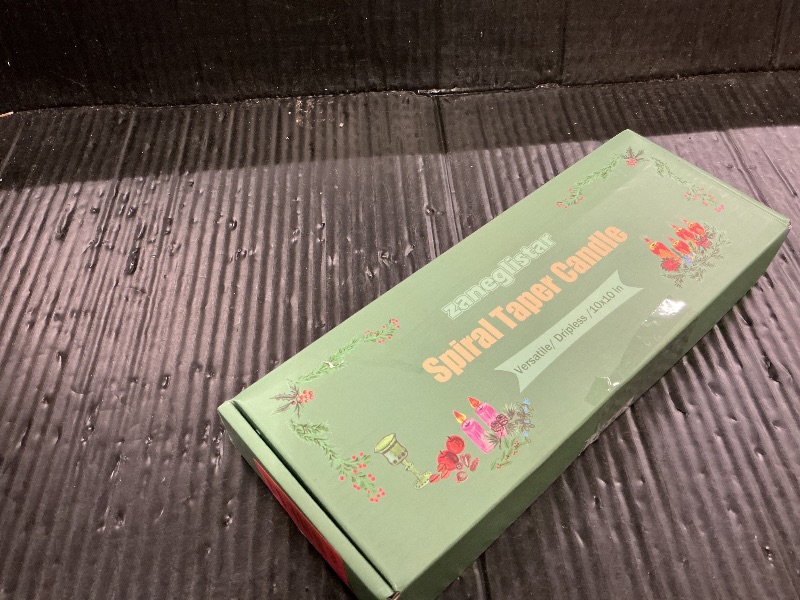 Photo 1 of 10 Inch Light Blue (Pale Blue) Spiral Taper Candle Set, 10 Pack Unscented Dripless Long Burning Time Candlesticks for Dinner Party Wedding Shower and Home Decoration