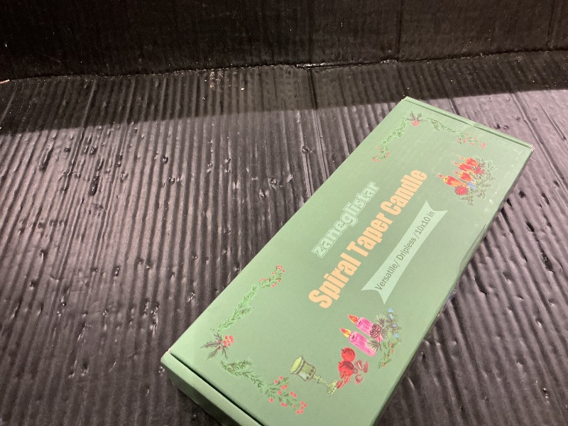 Photo 1 of 10 Inch Light Blue (Pale Blue) Spiral Taper Candle Set, 10 Pack Unscented Dripless Long Burning Time Candlesticks for Dinner Party Wedding Shower and Home Decoration