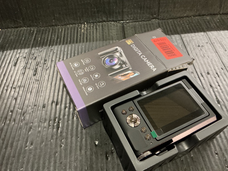 Photo 1 of 4K Digital Camera for Photography- 56MP Autofocus Vlogging Camera with 3" 180° Flip Screen, 16X Zoom, Flash- Digital Point and Shoot Camera for Travel & Home- Portable Gift for Teens & Beginners