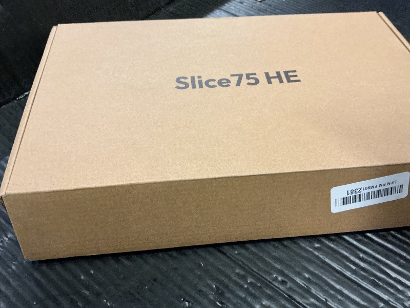 Photo 1 of Mechanical Keyboard, Chilkey Slice75 HE Gaming Keyboard Wired, 75% Hall Effect Magnetic Aluminum Keyboard with WS Flux HE Clacky Switch, Rapid Trigger, 8K Polling, Per-Key RGB Custom, PC/Mac Support