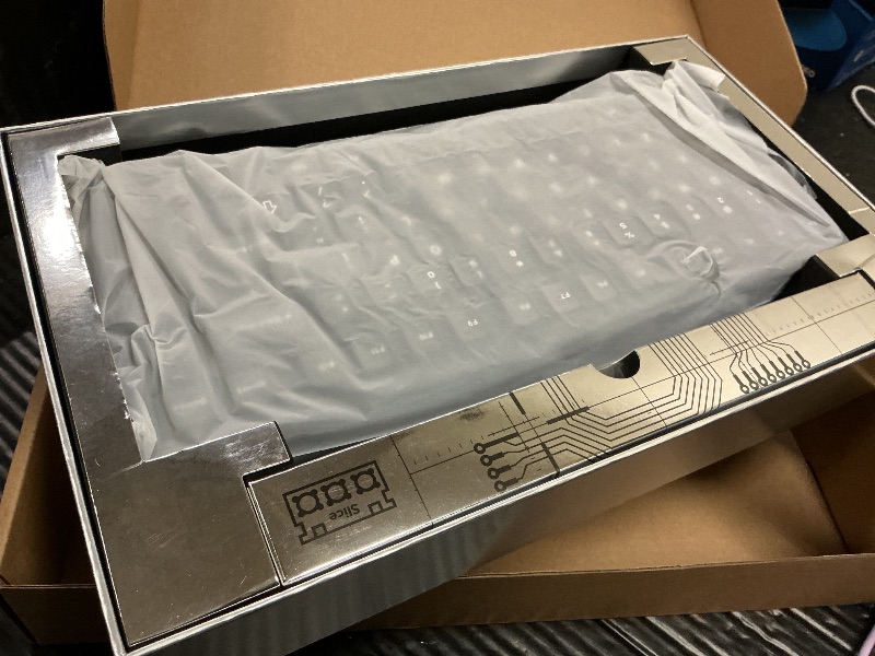 Photo 1 of Mechanical Keyboard, Chilkey Slice75 HE Gaming Keyboard Wired, 75% Hall Effect Magnetic Aluminum Keyboard with WS Flux HE Clacky Switch, Rapid Trigger, 8K Polling, Per-Key RGB Custom, PC/Mac Support