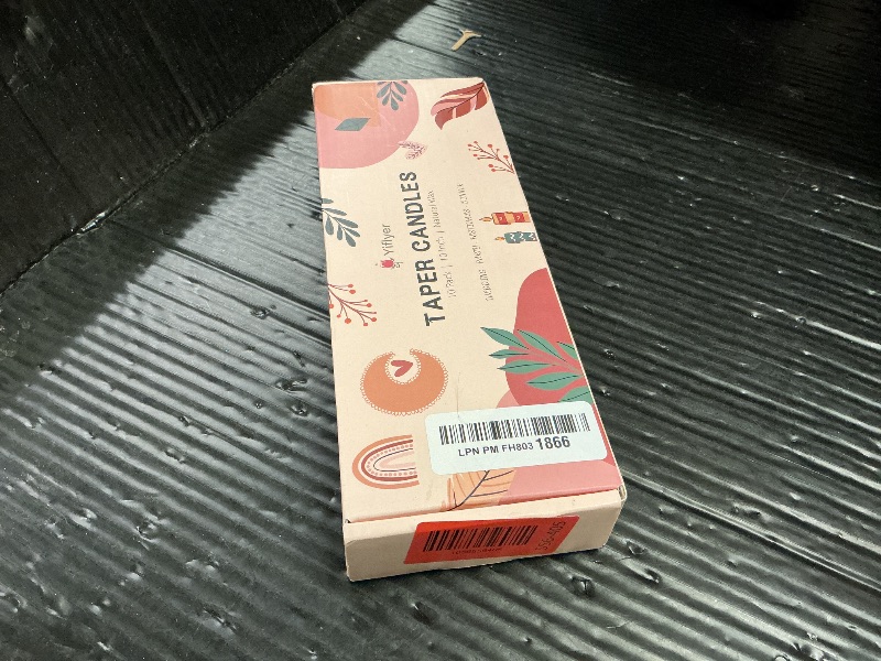 Photo 1 of 10 Inch Light-Mocha Taper Candles for Home Decoration, 10 Pack Unscented Candlesticks for Dinner Wedding Party, Smokeless and Dripless Candle Sticks