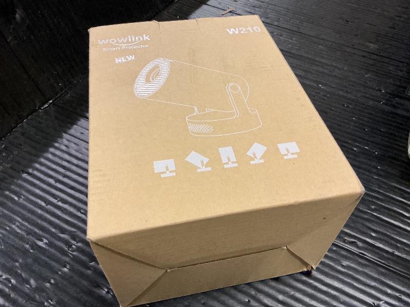 Photo 1 of [Built-in Apps & 2026 Upgraded] Mini Projector with WiFi 6 and Bluetooth 5.4 Support 4K 1080P Auto Keystone 180° Rotatable Projector Portable Compatibile with HDMI/TV Stick/Memory Stick/Laptop, White