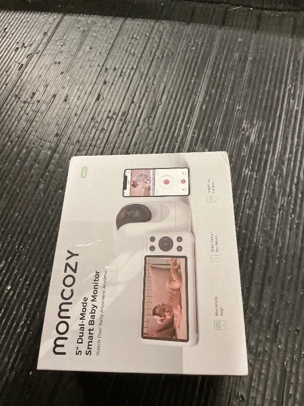 Photo 1 of Momcozy Smart WiFi Baby Monitor with Camera and Audio, 5" 1080P Screen with Wall Mount, Motion & Cry Detection, Safe Fence,Clear Night Vision, 5000mAh Battery, 2-Way Talk, Photo & Video Recording,BM04