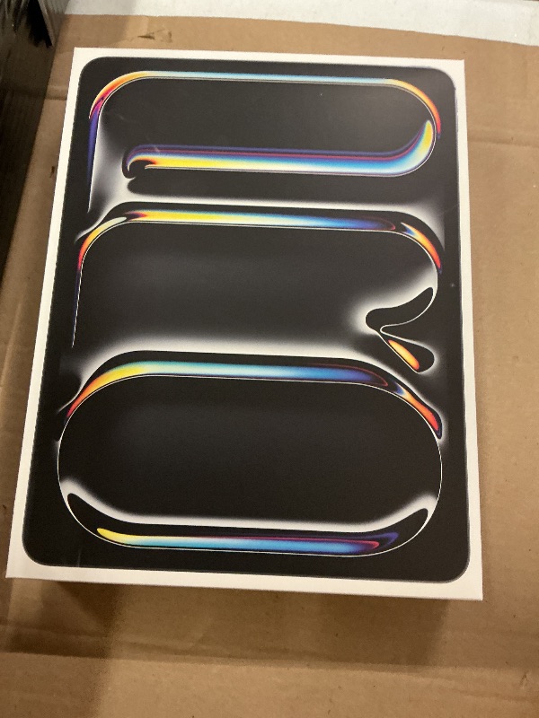 Photo 1 of Apple iPad Pro 13-inch (M5): Ultra Retina XDR Display, 256GB, Landscape 12MP Front Camera/12MP Back Camera, LiDAR Scanner, Wi-Fi 7 with Apple N1, Face ID, All-Day Battery Life — Space Black—- UNOPENED, SEALED