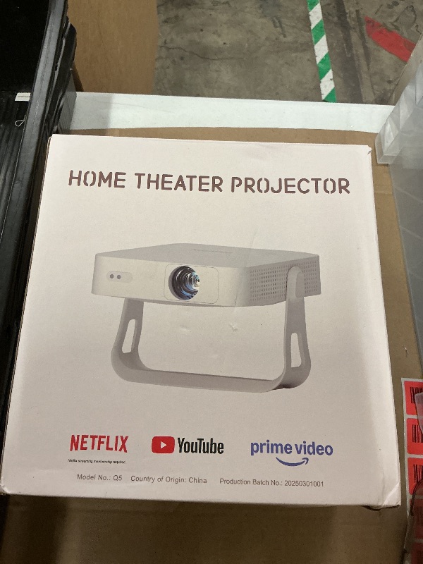 Photo 1 of [Officially-Licensed App and Auto Focus]Smart Mini Projector with WiFi and Bluetooth