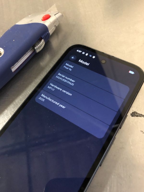 Photo 6 of Google Pixel 9a with Gemini - Unlocked Android Smartphone with Incredible Camera and AI Photo Editing, All-Day Battery, and Powerful Security - Obsidian - 128 GB — UNOPENED; SEALED