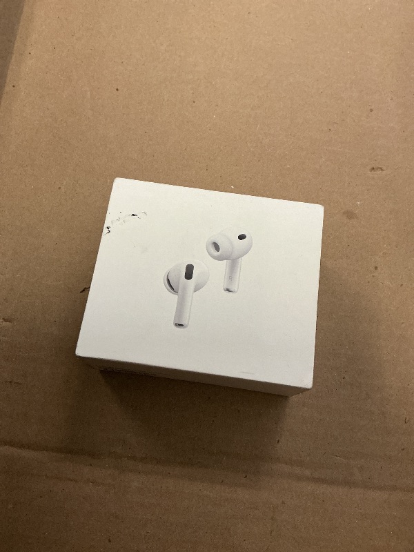 Photo 1 of Apple AirPods Pro 3 Wireless Earbuds, Active Noise Cancellation, Live Translation, Heart Rate Sensing,Hearing Aid Feature,Bluetooth Headphones,Spatial Audio, High-Fidelity Sound, USB-C Charging, White — UNOPENED; SEALED 
