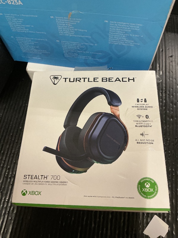 Photo 1 of Turtle Beach Stealth 700 Gen 3 Wireless Multiplatform Amplified Gaming Headset for Xbox Series X|S, Xbox One, PC, PS5, Mobile – 60mm Drivers, AI Noise-Cancelling Mic, Bluetooth, 80-Hr Battery – Cobalt