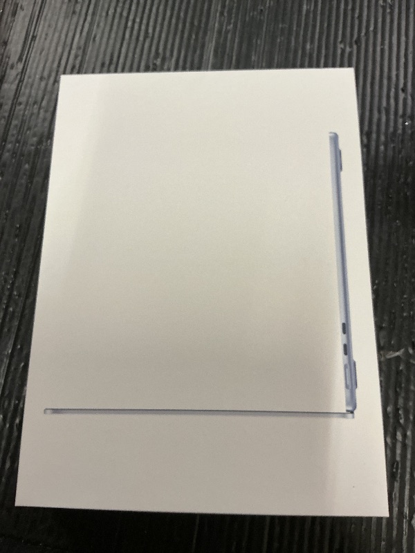 Photo 1 of Apple 2025 MacBook Air 13-inch Laptop with M4 chip: Built for Apple Intelligence, 13.6" Liquid Retina Display, 16GB Unified Memory, 256GB SSD Storage, 12MP Center Stage Camera, Touch ID, Sky Blue— MISSING CHARGERS