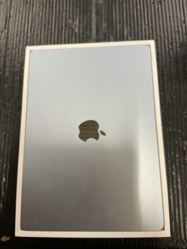 Photo 1 of Apple 2025 MacBook Air 13-inch Laptop with M4 chip: Built for Apple Intelligence, 13.6" Liquid Retina Display, 16GB Unified Memory, 256GB SSD Storage, 12MP Center Stage Camera, Touch ID, Sky Blue— MISSING CHARGERS