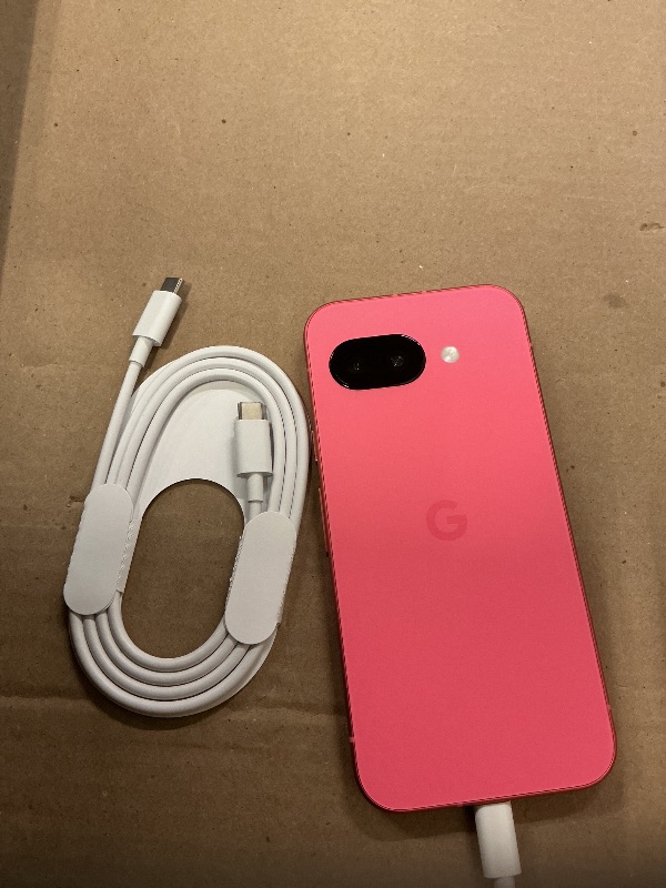 Photo 1 of Google Pixel 9a with Gemini - Unlocked Android Smartphone with Incredible Camera and AI Photo Editing, All-Day Battery, and Powerful Security - Peony - 128 GB