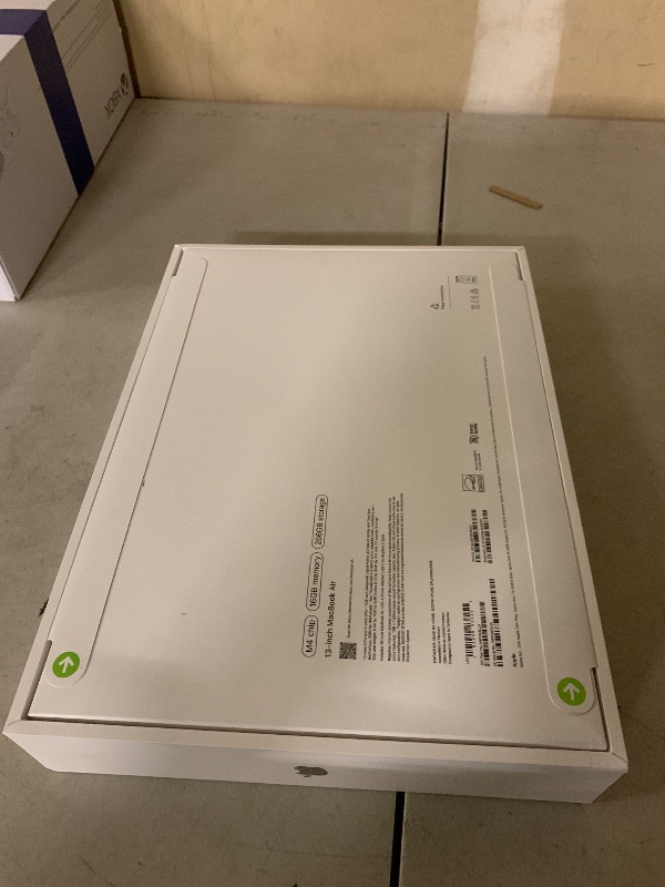 Photo 1 of Apple 2025 MacBook Air 13-inch Laptop with M4 chip: Built for Apple Intelligence, 13.6-inch Liquid Retina Display, 16GB Unified Memory, 256GB SSD Storage, 12MP Center Stage Camera, Touch ID; Silver