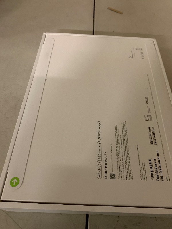 Photo 1 of Apple 2025 MacBook Air 13-inch Laptop with M4 chip: Built for Apple Intelligence, 13.6-inch Liquid Retina Display, 24GB Unified Memory, 512GB SSD Storage, 12MP Center Stage Camera, Touch ID; Sky Blue