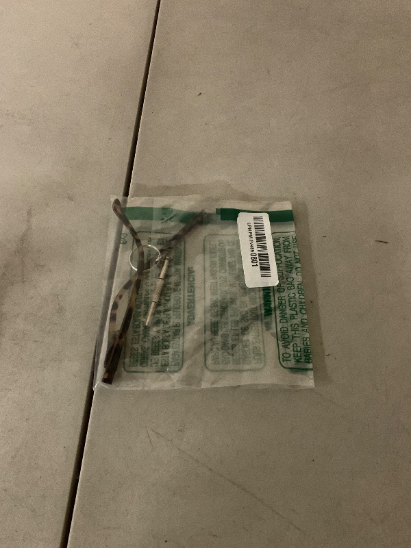 Photo 1 of 1 Pair Glasses Frame Replacement Temple Arms, Eyeglass Arms Legs Replacement Repair Kit Double Teeth Universal, Tortoiseshell Color