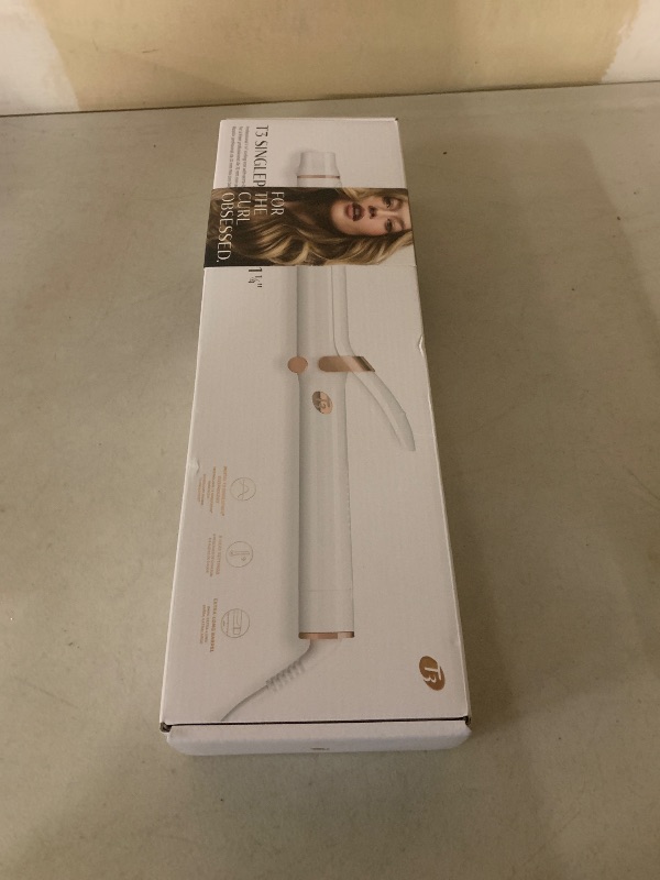 Photo 1 of T3 SinglePass Curl X Extra-Long Barrel Curling Iron with 9 Heat Settings and Ceramic Barrel for Fast Styling and Lasting Results on All Hair Types