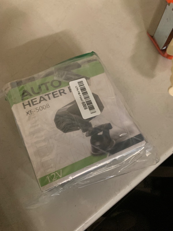 Photo 1 of 12v Car Heater, Portable Car Heater, Fast Heating Defogging & Defrosting, 360° Rotary Heating & Natural Wind Car Defroster, Plugs Into Cigarette Lighter (A, Universal)