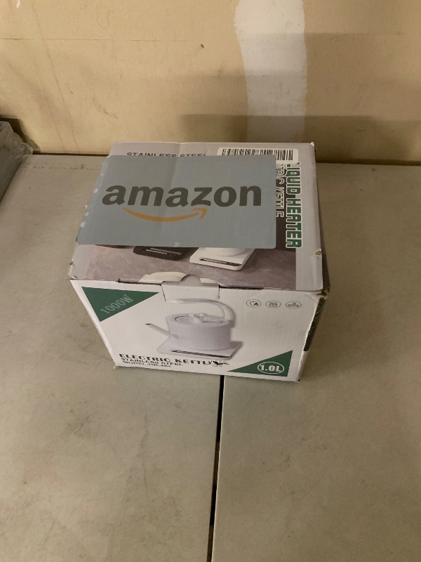 Photo 1 of 1.0L Gooseneck Electric Kettle - 304 Stainless Steel, 800W Fast Boiling with Auto Shut-Off, Precision Pour Over Kettle for Coffee & Tea, BPA-Free Matte Black Design, For Kitchen, Home, Office