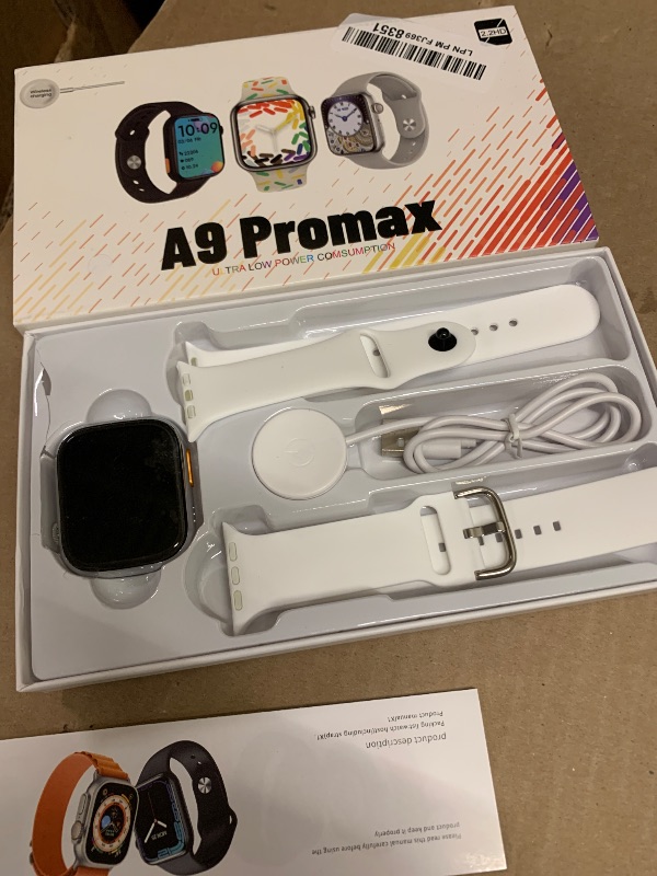 Photo 1 of 321OU Smart Watch for Men Women Compatible Android Phones, Bluetooth Smartwatch 2.09" Touchscreen Fiteness Tracker with Sport Modes,Sleep Monitor Pedometer and Answer/Make Calls & 2 Bands (White)