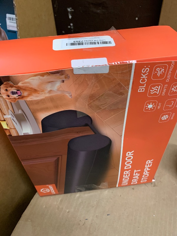Photo 1 of (2 Pack) Under Door Draft Stopper, Under Door Blocker Size of Adjustable Size from 30" to 36", Easy Install,Gap Filler, Reduces Air Draft, Noise & Sound, Door Seal for Improved Insulation