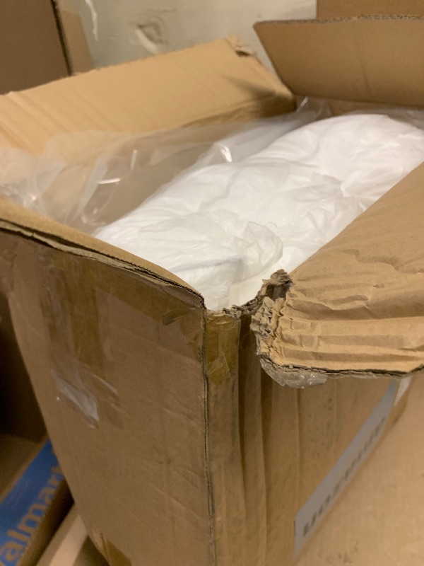 Photo 1 of 2 pcs.   Oubonun 20"x20" Pillow Inserts - 100% Cotton Cover, Square Throw Pillow Inserts for Couch, Sofa, Bed - Decorative 20 Inch White Pillow Inserts