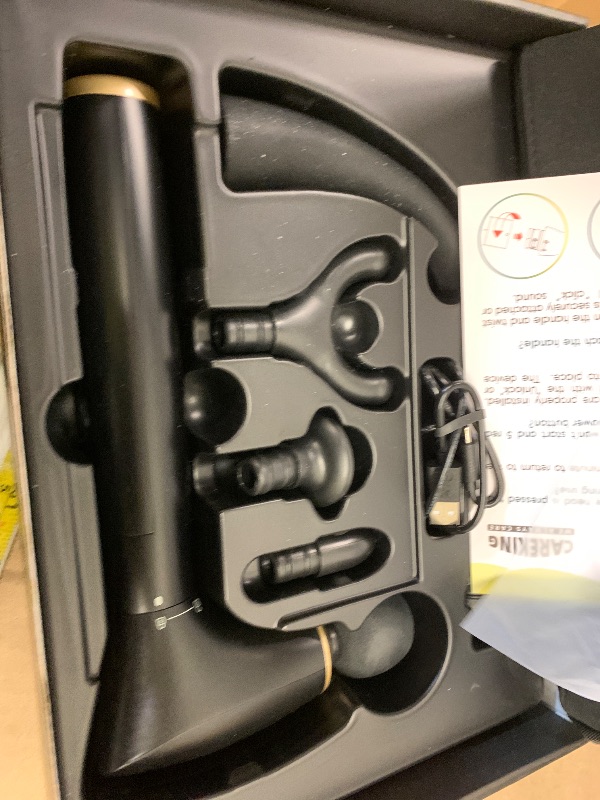 Photo 1 of 2-in-1 Detachable Percussion Massage Gun with Extension Handle, Back Massager for Pain Relief Deep Tissue Muscle Massager for Arm Shoulder Lower Back Thigh Waist, Gifts for Women , FSA-HSA Eligible