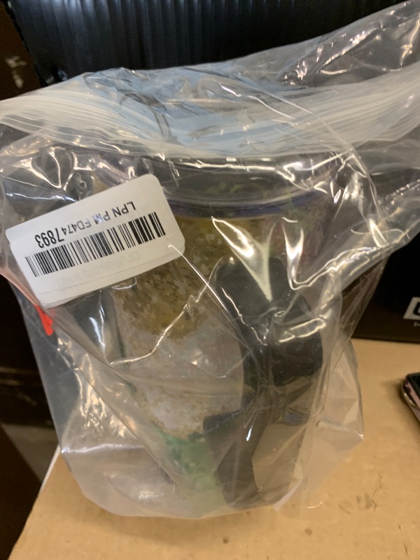 Photo 1 of 1 pc. Forever Personalized Mardi Gras 40oz Tumbler With Handle and straw | Mardi Gras Tumblers | 40OZ Tumblers Purple Green Gold Glitter Effect Marble | Mardi Gras Gifts